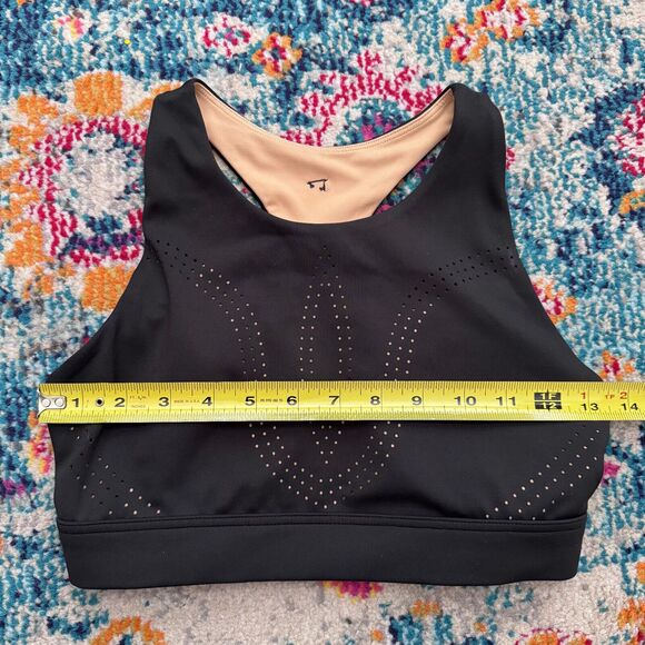 Buffbunny Collection Black Strappy Sports Bra‎ Women's Size Small - Picture 4 of 5